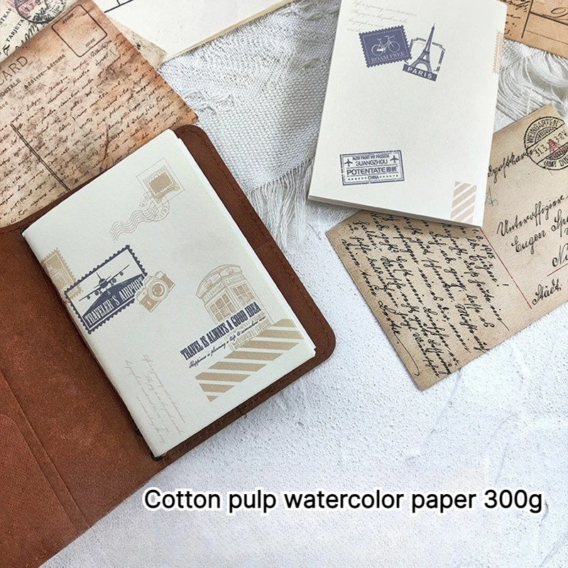 กระดาษวาดภาพสีน้ำ POTENTATE Re - Travel Notebook Journal บทวิจารณ์และราคา