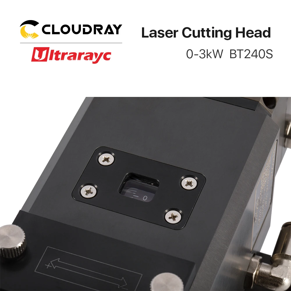 Imagem -04 - Ultrarayc Raytools Fibra Cabeça de Corte Focagem Manual 03kw para Qbh Corte a Laser de Metal Máquina de Corte a Laser de Fibra Bt240s