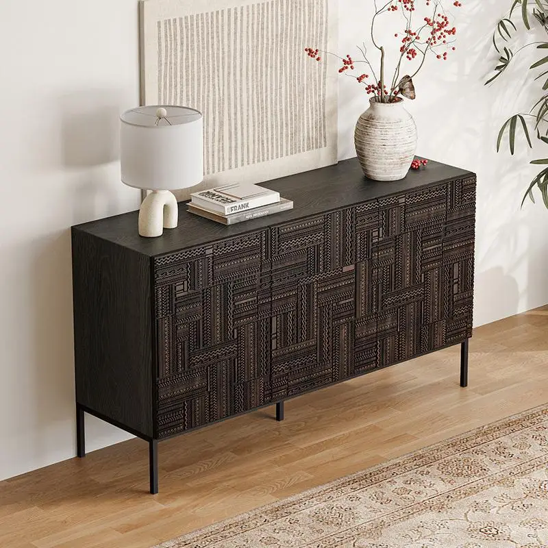 American Antique Living Room Cabinet Modern Durable Design Support Dinning Side Cabinet Space Home Furniture Armoire XY40GZ