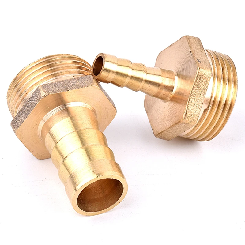 Conector de cobre 8mm ~ 32mm, rosca macho de 3/4 ", pagode, mangueira de latão, acessórios de irrigação, bomba de água, adaptador de acoplador de cobre