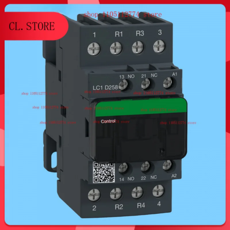 

LC1D258F7C NEW for Schneider 4 poles (2NO+2NC),AC-1, =440V,40A,110VAC