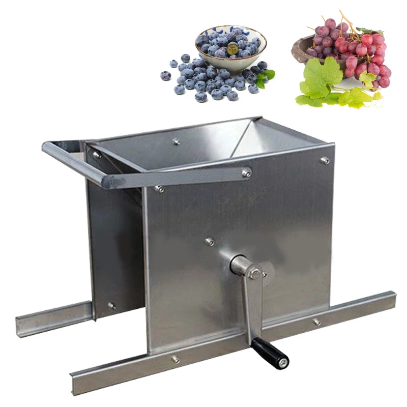 Grape Crusher 304 Stainless Steel Home Wine Making Fruit Wine Tool Electric Crusher