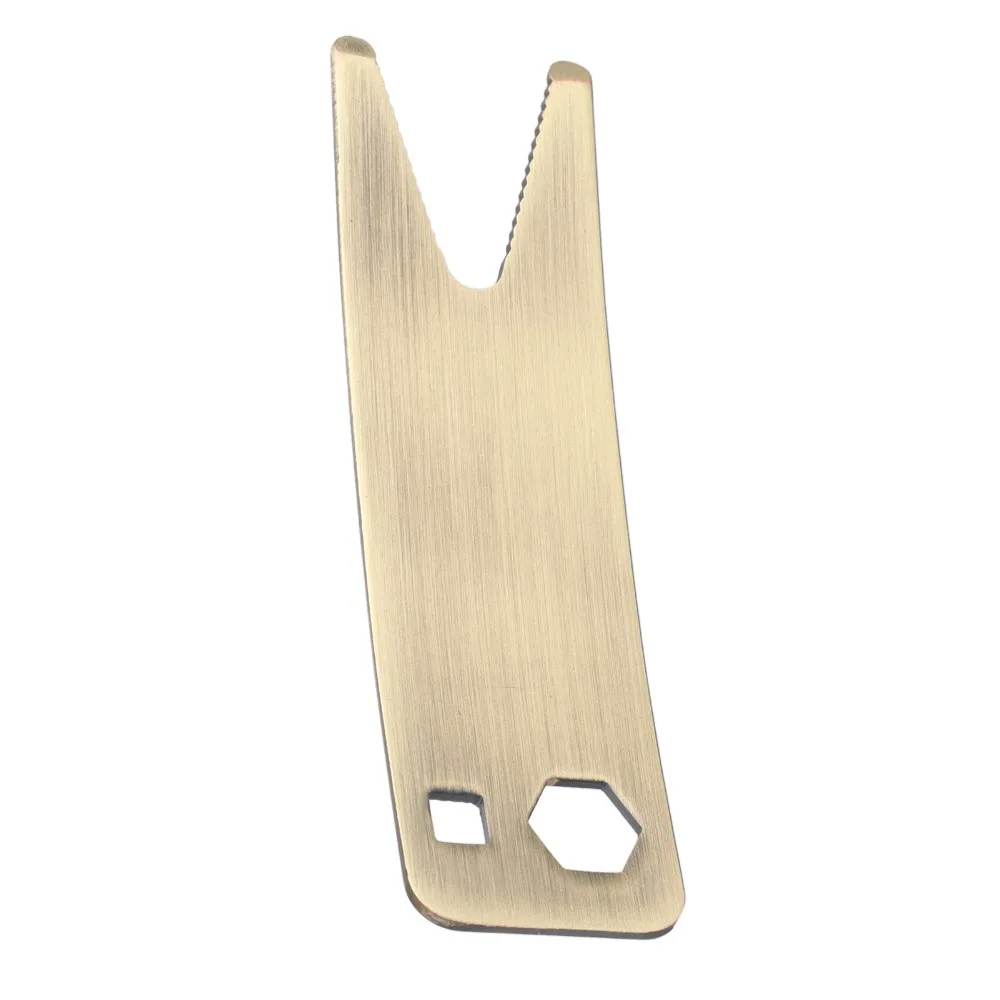 Durable Metal Guitar Spanner Wrench Bronze Color Multifunctional Guitar Tool Guitar Repair Accessories For Guitar Maintenance