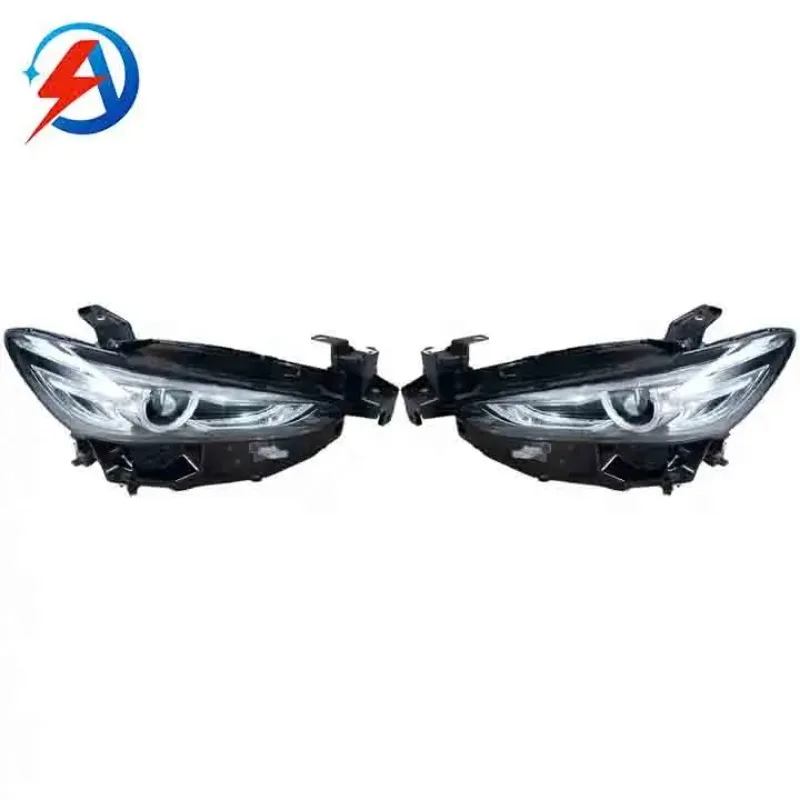 مجموعة مصابيح أمامية LED عالية الجودة لمازدا 6 Atenza 2019-2022 أجزاء درجة حرارة اللون 6000k طويلة الأمد