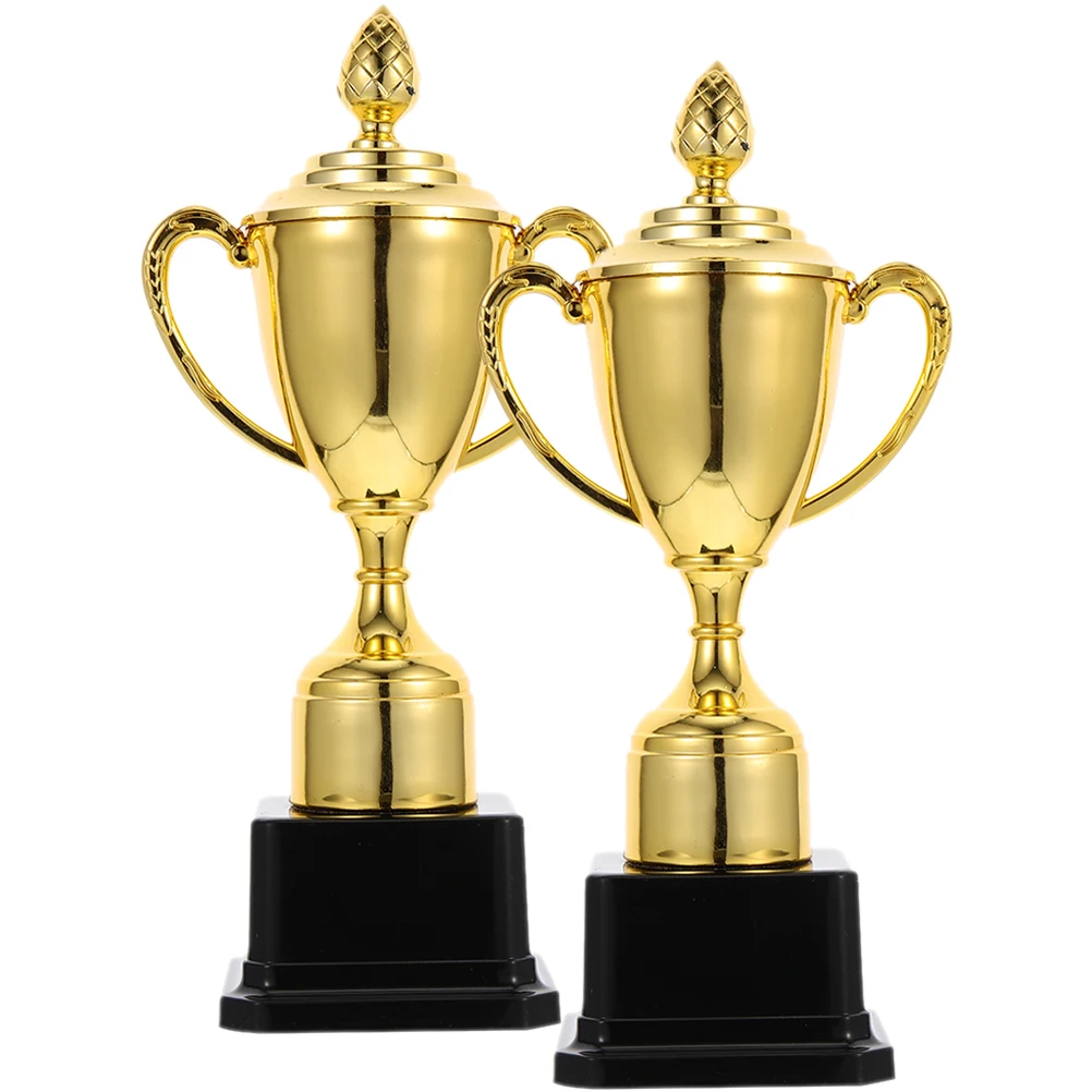 

2pcs Plastic Trophies for Kids Small Basketball Kindergarten Toys Awards Children Trophies Party Decorations Photo Props Game