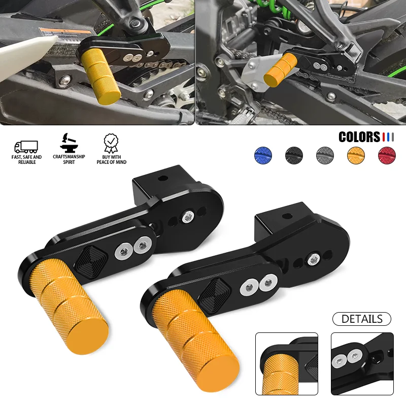 

Motorcycle Rear Footrest For CRF1000L CRF1100L 2016-2024 Multi Angle Adjustable Rretractable Rear Foot Pedal crf1000l crf1100l