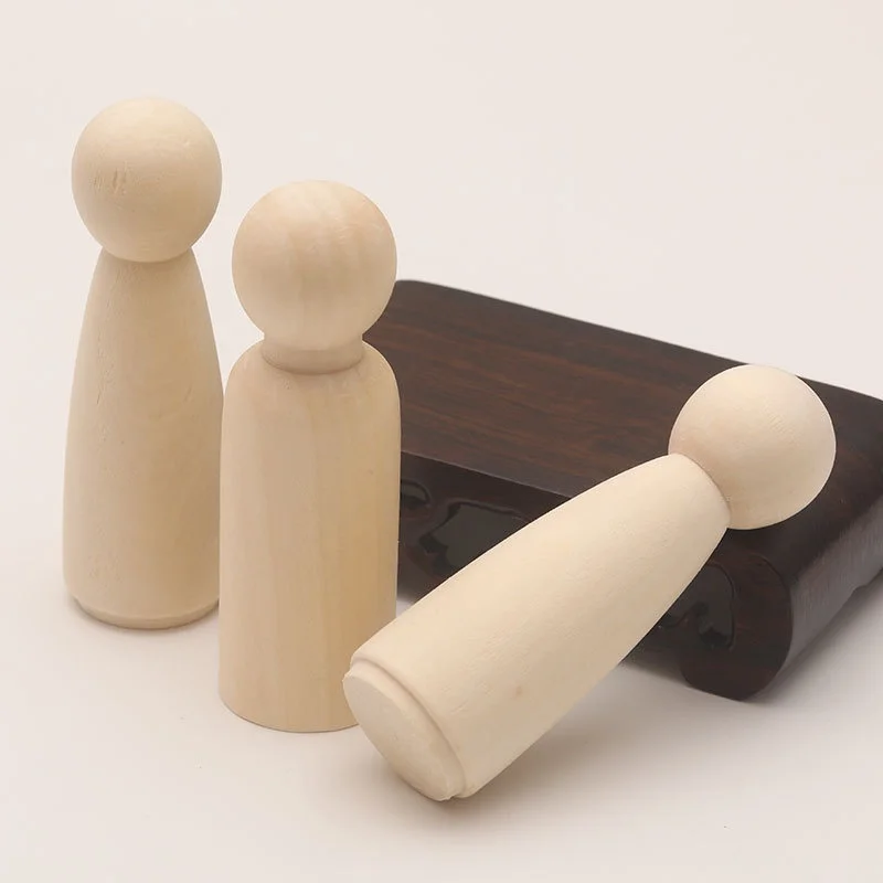 2Pcs/10Pcs Wooden P…