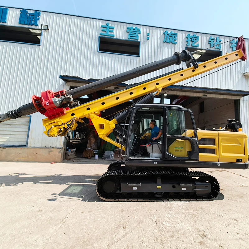 Deep Hole Rotary Drilling Rig 40m 50m 70m Truck Mounted Hydraulic Piling Machine for Foundation with Kelly Bar