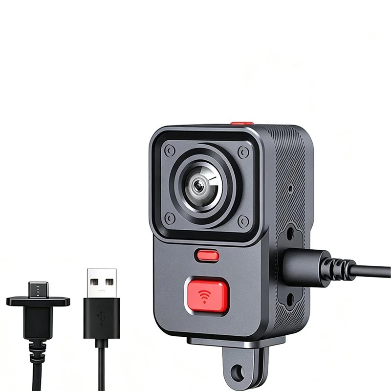 Camera Motorcycle DVR 2K HD Wifi Mountain Electric Bicycle HD Video Recorder Double-Lens Riding Recorder-A61E