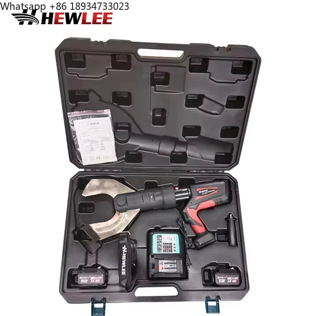 HEWLEE HL-105B Cordless Battery Powered Cutter Electric Hydraulic Scissors for Cutting 105mm Copper and Aluminum Cables