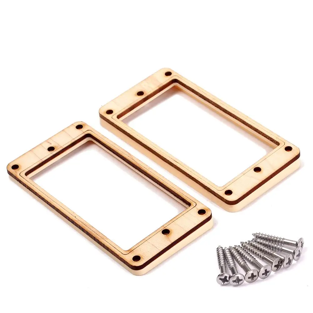 2 Pcs Pickup Mounting Frame Screws Musical Instrument Wooden Double Coil Elegant Parts Replacement Durability