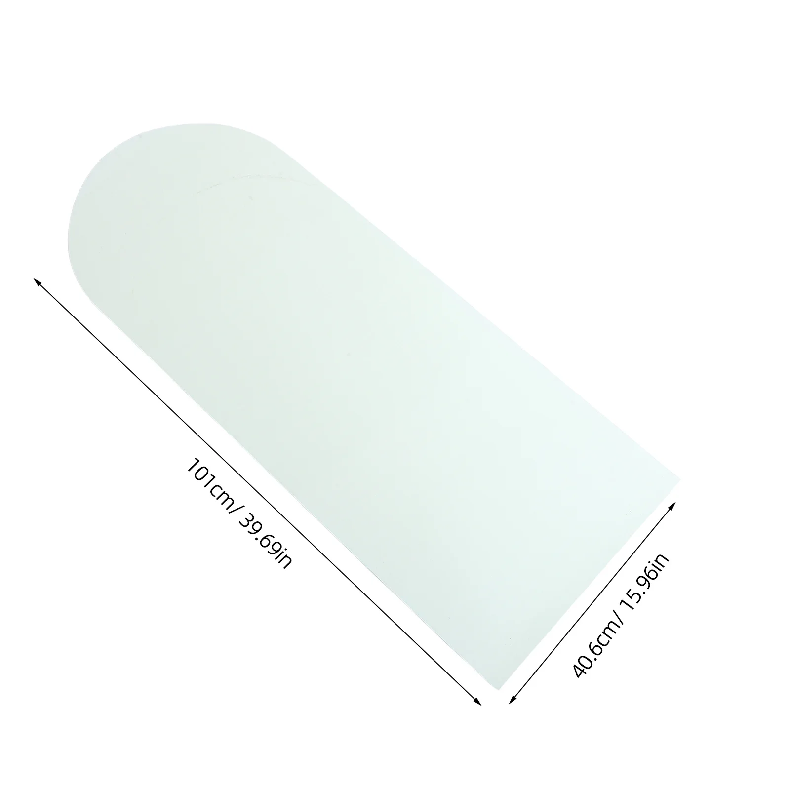 Whiteboard Sticker for Wall 39.7x16 Inch Arch Style Reusable Adhesive Dry Erase Sheet Portable Message Board for Dorm Kitchen