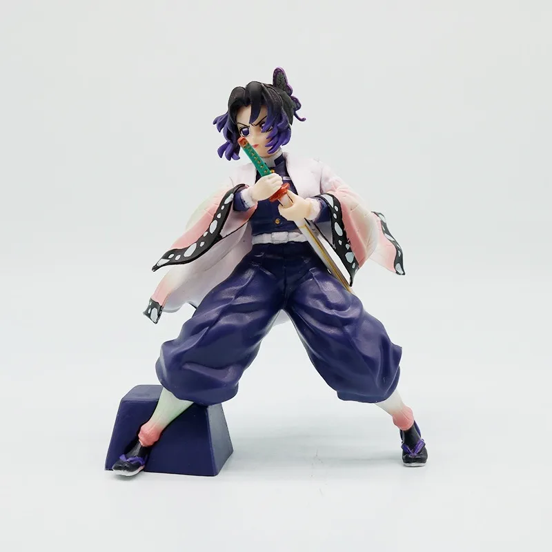 New Arrival Demon Slayer Kochou Shinobu Anime Figurine Trendy Desktop Collectible Model Ornament For Anime Hobby Fans view 2