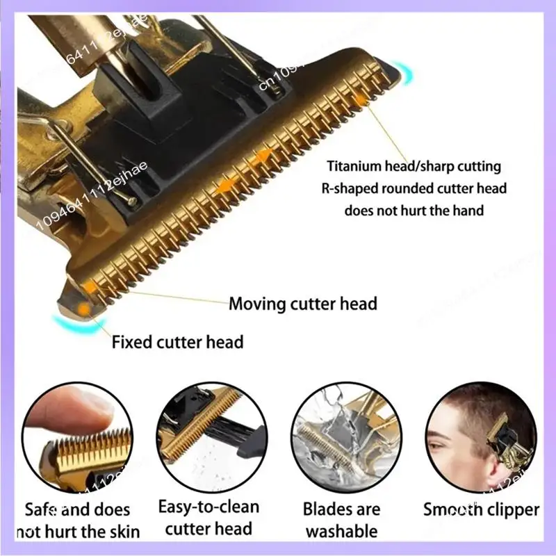 N83R ماكينة قص الشعر الأكثر مبيعًا للرجال، ماكينة تشذيب الشعر الاحترافية، ماكينة قص الشعر الكهربائية اللاسلكية،