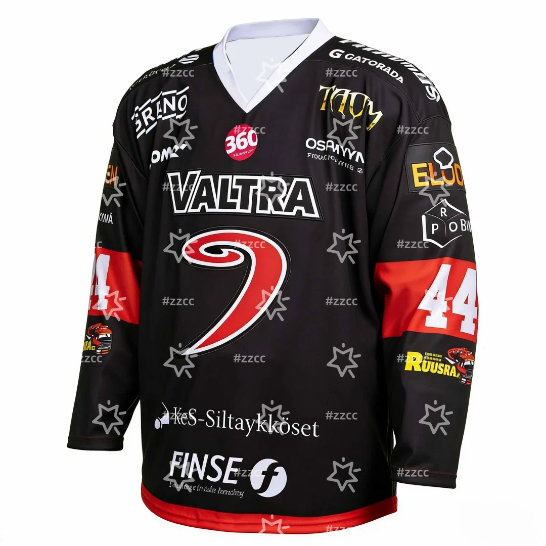 

25-26 JYP Jyväskylä домашняя хоккейная футболка, комплект для соревнований и тренировок, спортивная мужская футболка, детская одежда, защитный костюм