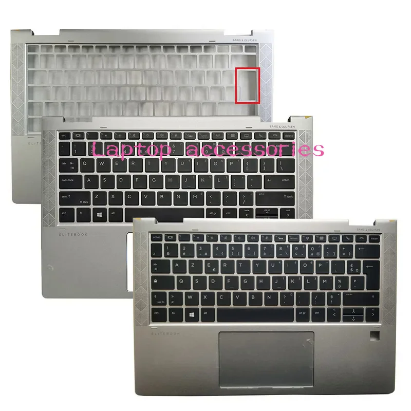 New For HP EliteBook X360 1030G3 1030 G3 US/ German/French/Canadian French Laptop Keyboard Palmrest Upper L31882-001 L31883-001