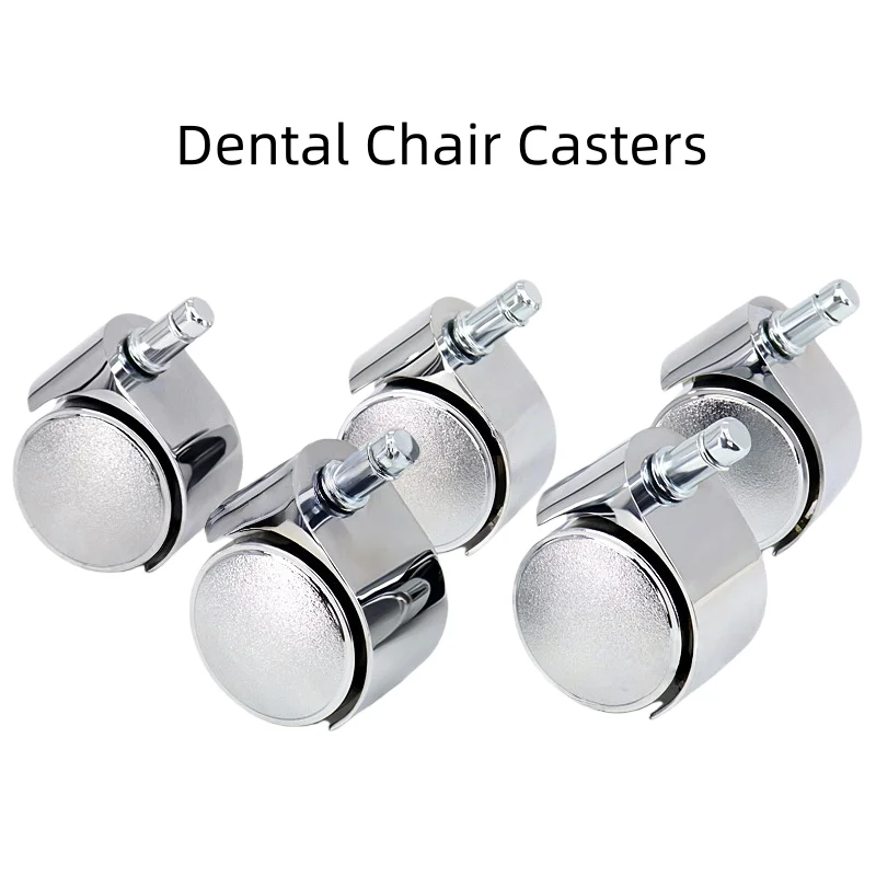 

1 шт., бесшумный универсальный ролик для стоматологического кресла, поворотное сменное колесо, материал из цинкового сплава, прочные аксессуары для медицинского стула