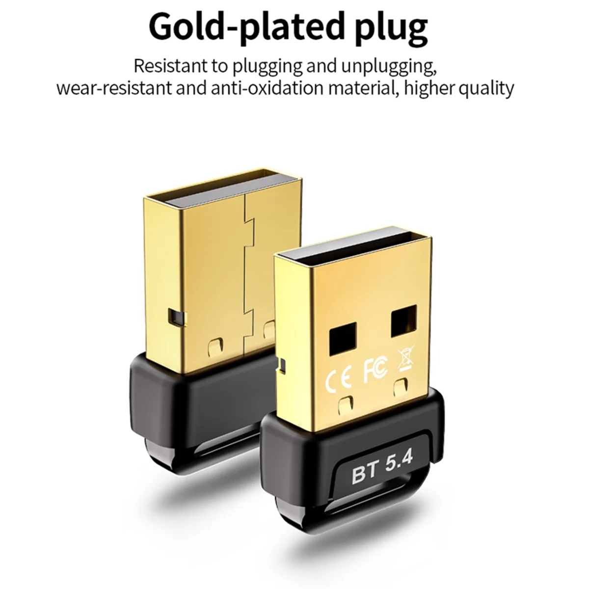 

5.4 Bluetooth Adapter Driver-Free /BLE Low Latency Computer External USB Mini Bluetooth