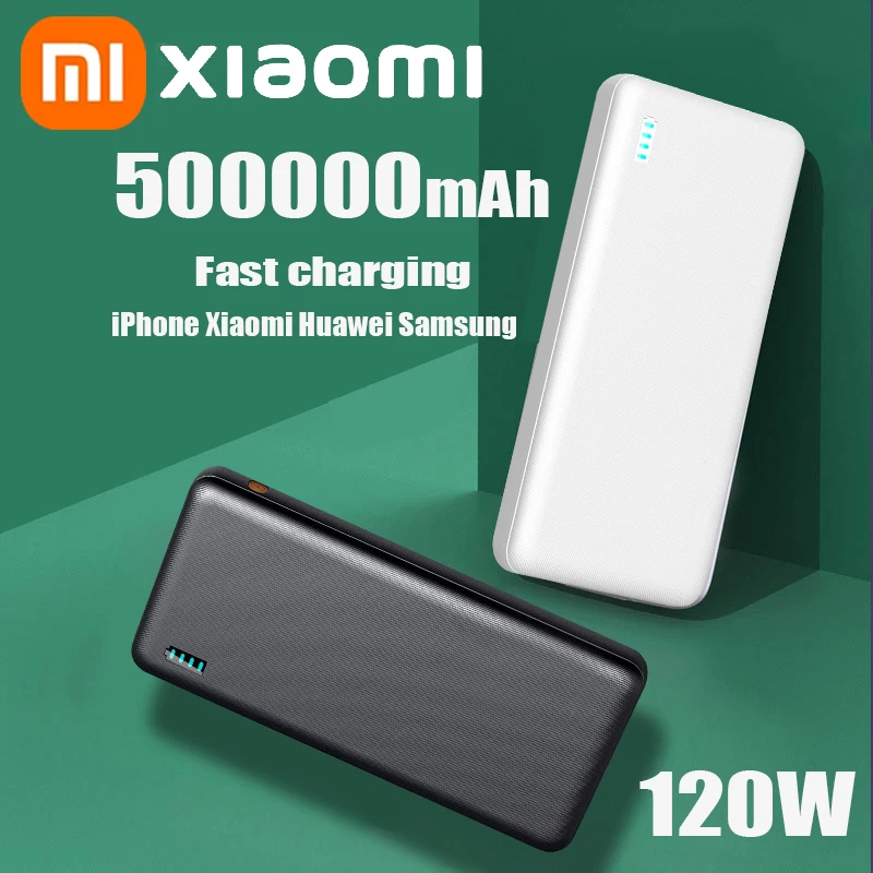 

Xiaomi 120W Power Bank 50000mAh Fast Charge Powerbank High Capacity batterie externe For iPhone 16/15/14/13/12 Samsung Huawei