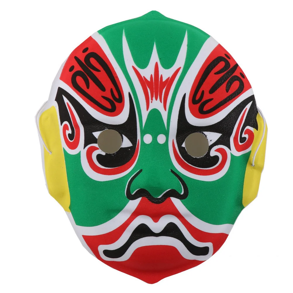 

3Pcs Chinese Opera Mask Environmental Glue Material Perfect for Halloween Cosplay Events Party Decor Party Mask