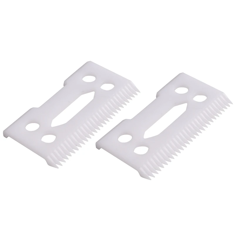 New 2Pcs 28 Teeth Zirconia Ceramic Clipper Blade for Wahl Senior Clipper