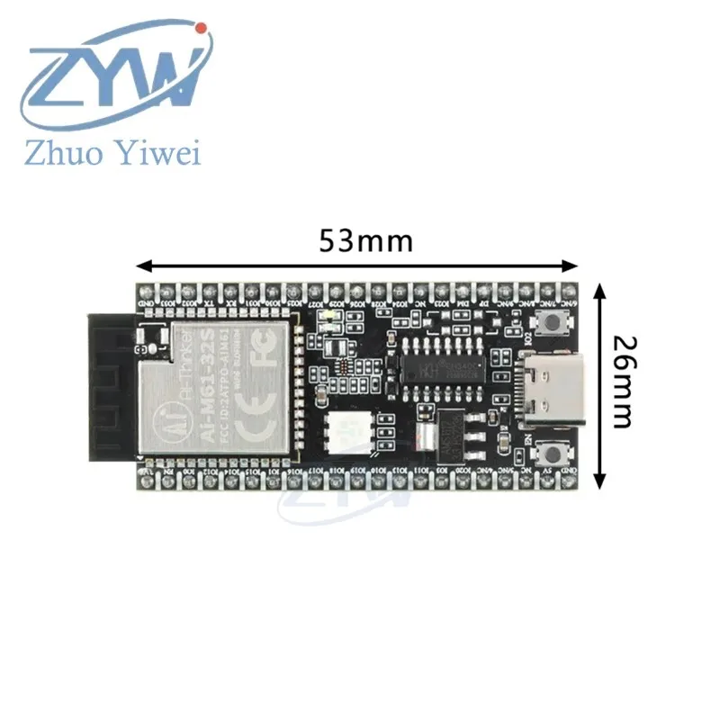 AI-M61-32S-Kit WiFi 6 compatible con Bluetooth BLE 5.3 Combo Module Development Board 2.4GHZ Wi-Fi BL618 Ai-M61-32S