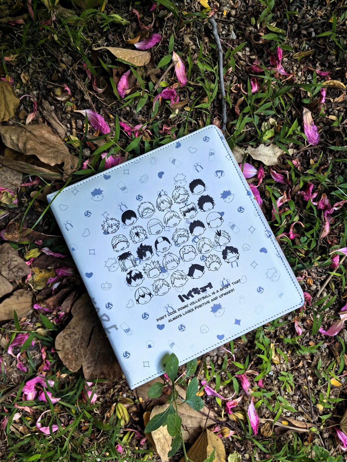 هايكيو!! A5 بطاقة كتاب Sakusa Kiyoomi تأثيري الجلود فضفاضة ورقة الكتب بولي PU s ألبوم صور Kawaii الحلي اكسسوارات