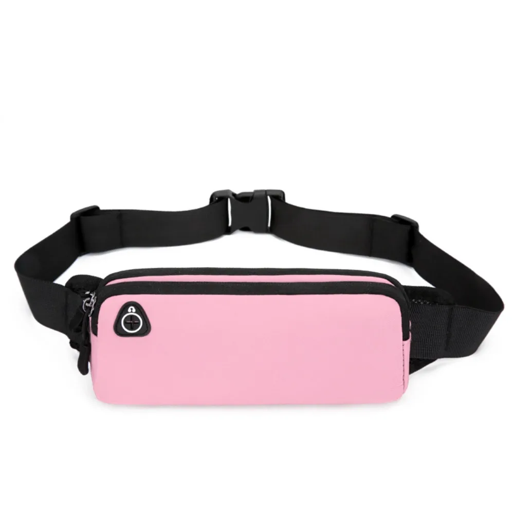 Hidden Pouch Sports Waist Bag Oxford Fabric Waterproof Exercise Waist Bag Multicolor Large Capacity Fanny Pack