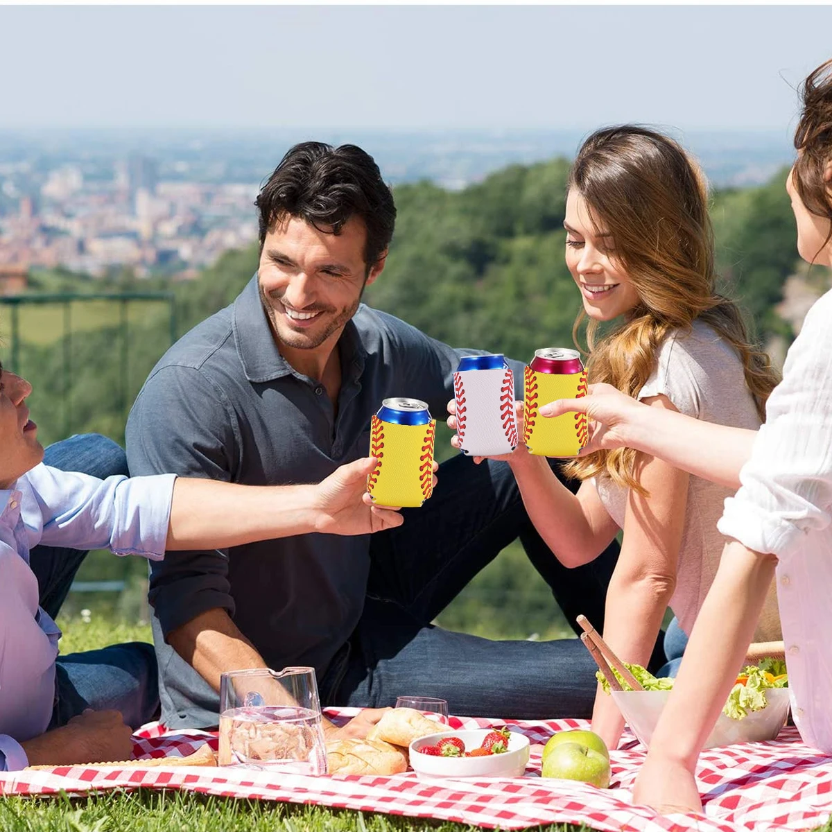 

4 Pcs Cup Set Neoprene Can Sleeve Bottle Drinks Cover Water Sleeves Ice