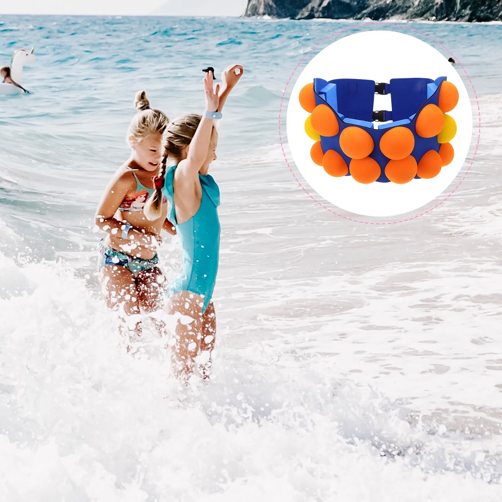 

Пояс для плавания Eva Flotation: регулируемый, эргономичный, для водных упражнений, фитнеса, тренировок по плаванию и аквааэробики