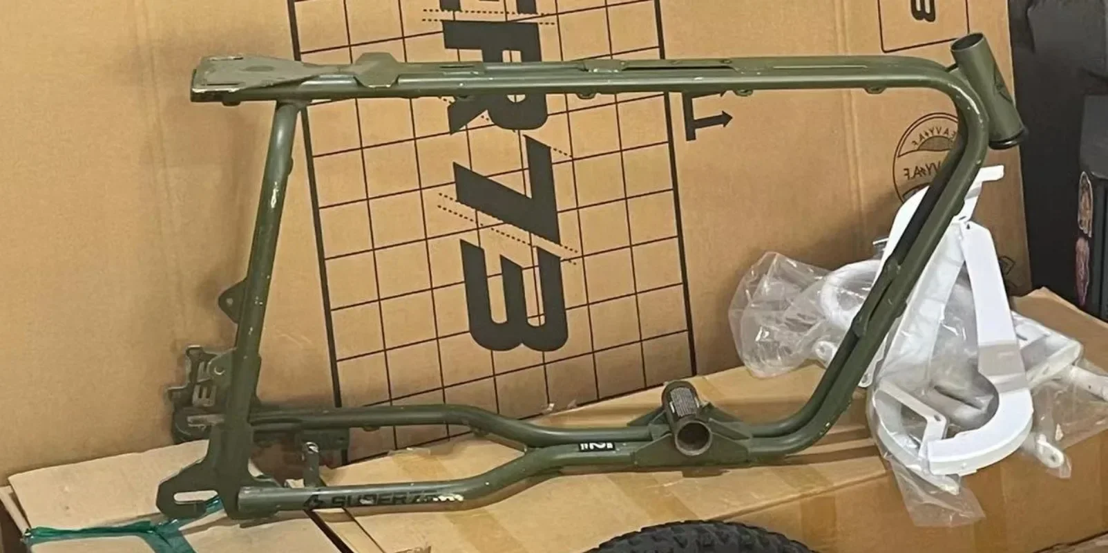 20-inch fietsophanging gratis frame van aluminiumlegering