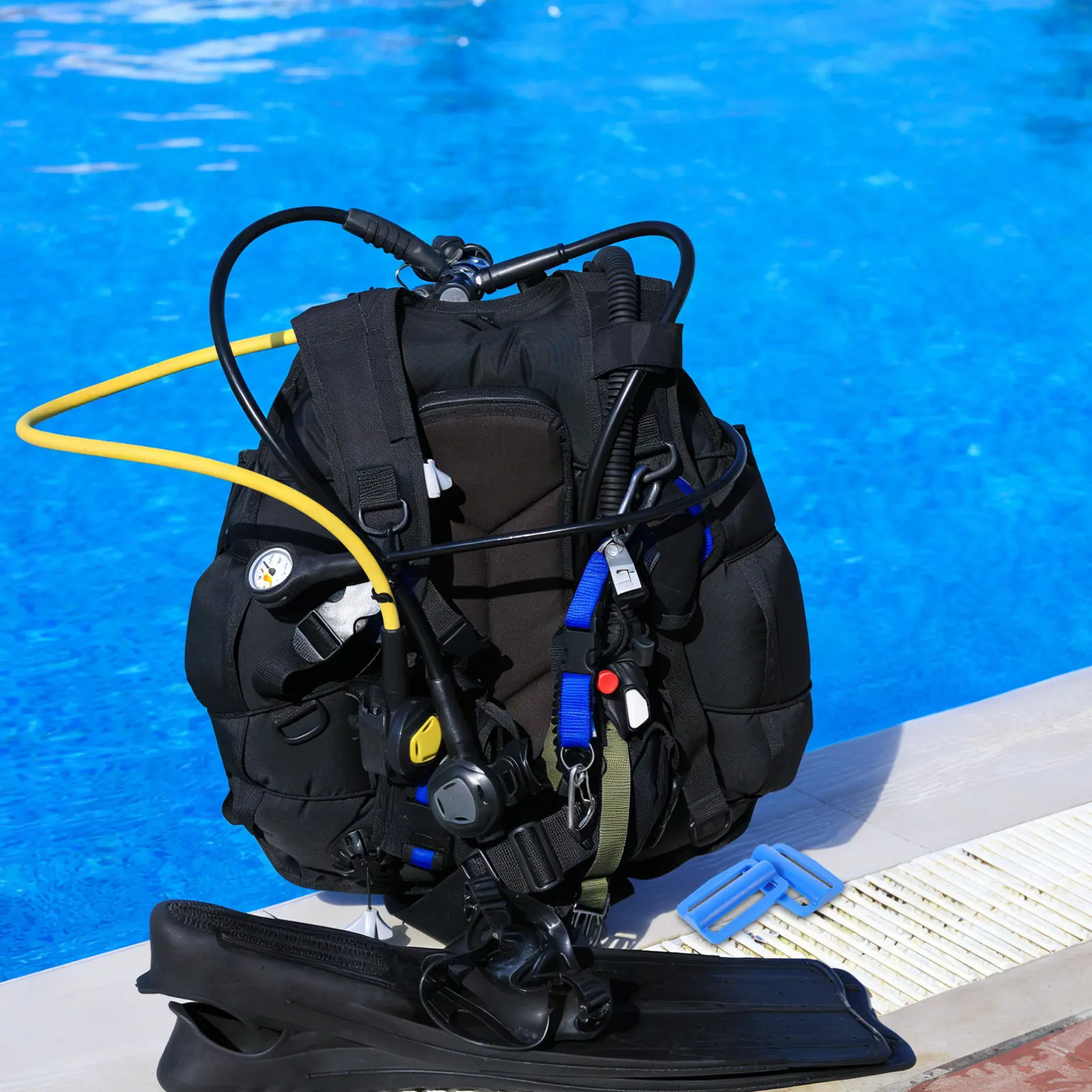 قطعتان من مشابك حزام الأوزان ل - مراجعة Dive Weight Belt وسعره