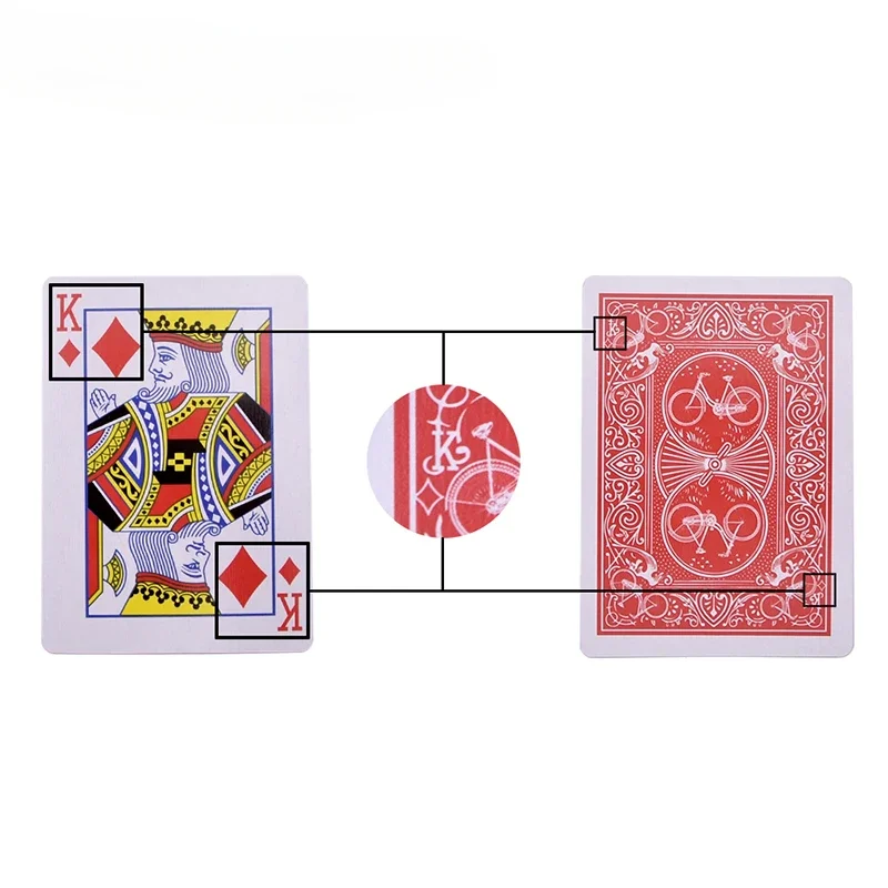 Marked Stripper Deck Magic Tricks Marked Playing Cards Poke Toys Close Up Street Illusions Gimmicks Mentalism Props Magia Card