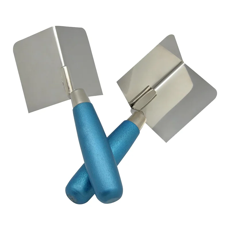 

A02F-2 PC Corner Tool Set,Inside Corner Knife & Outside Corner Knife With Soft Grip Handle,Plastering Bricklaying Corner