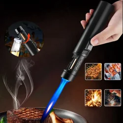 Metal High-temperature High Firepower Bottle Opener Lighter Windproof Jet Blue High Flame Outdoor Barbecue Welding Lighter