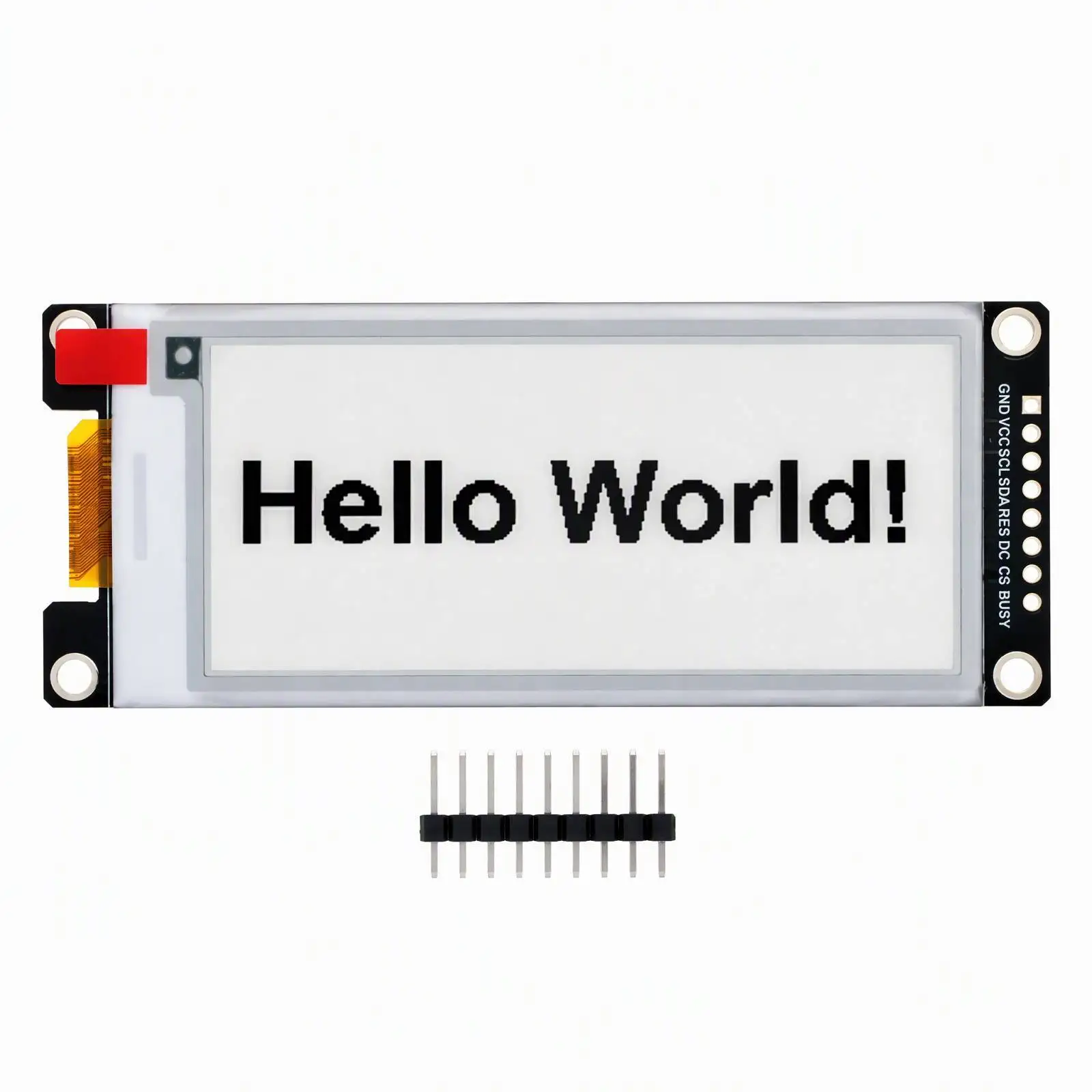 E-Ink Display Module 2.9 Inch SPI 296x128 for STM32 Onboard Level Shifter