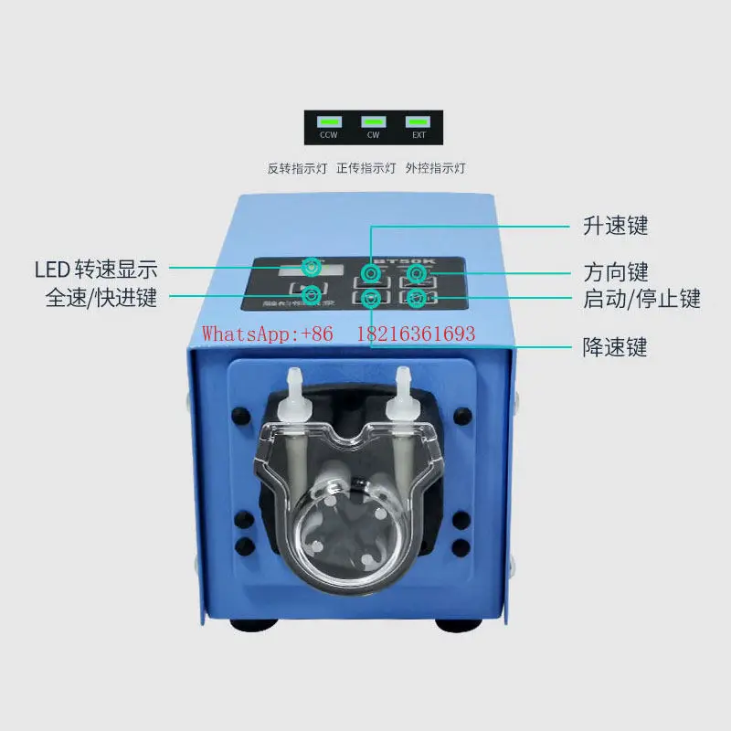 NEW  Small Multi-channel Micro Flow High-precision Constant Flow Suction Liquid Speed Regulation Distribution Peristaltic Pump
