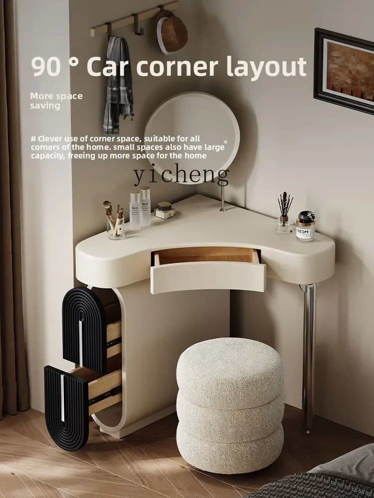 Dresser With Mirror Bedroom Corner Modern Simple Small Apartment Storage Bedside TableN10