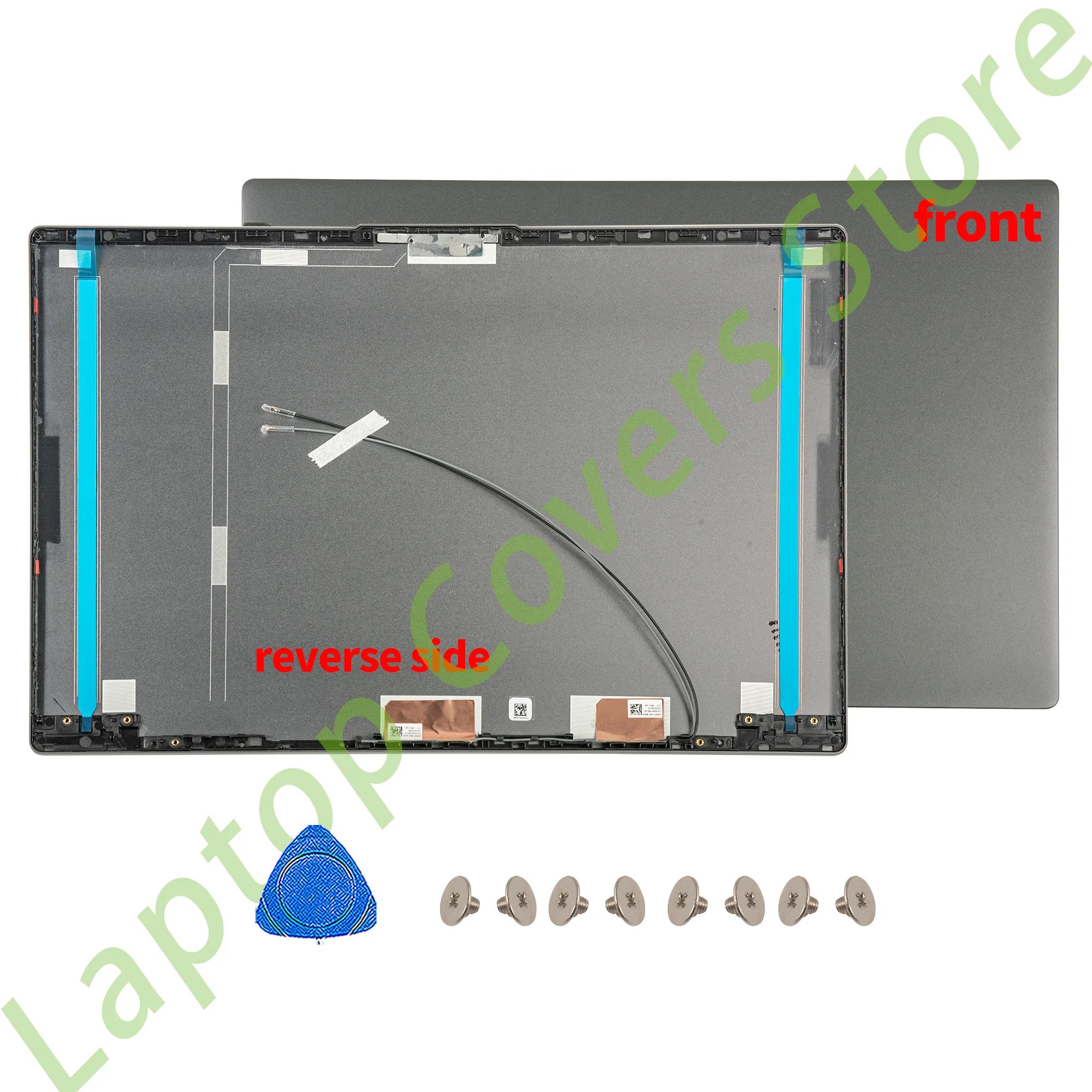 Imagem -02 - Substituição das Dobradiças da Moldura Frontal Parte do Portátil para Ideapad 15iil05 15are05 15itl05 15alc05 2023 2023 Tampa Traseira Lcd Novo