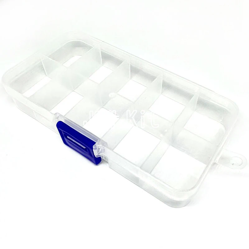 10 Grid Canbe Remove Transparent Plastic Small  Kit Storage  Jewelry Jewelry Electronic Components Parts Finishing Box