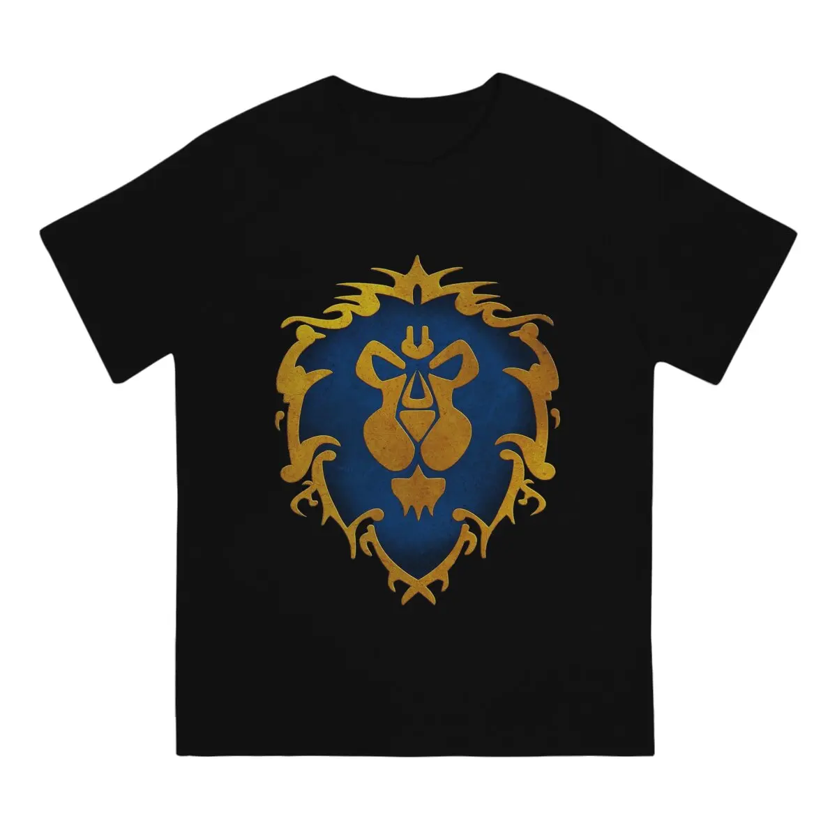 World of Warcraft Lion Tshirt Men Tops Vintage Summer Clothing T Shirt