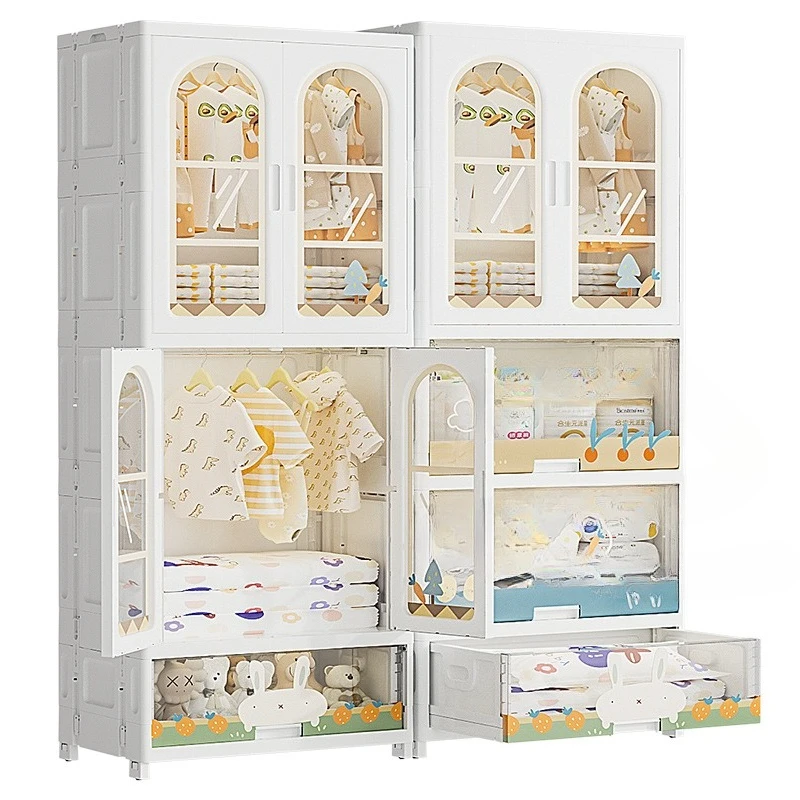 

Baby cabinets, children's small wardrobes, storage, household plastic simple lockers