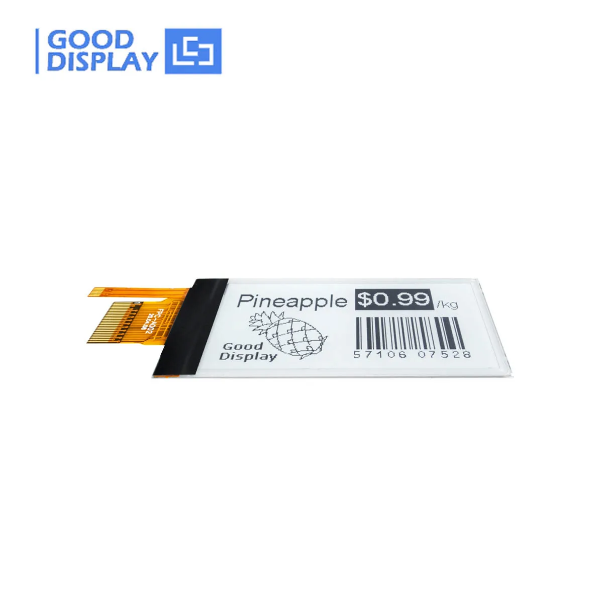 2.13 inch 250x122 E-Paper SPI Supports 1.5s Fast Refresh Frontlight EPD, GDEY0213B74-FL01