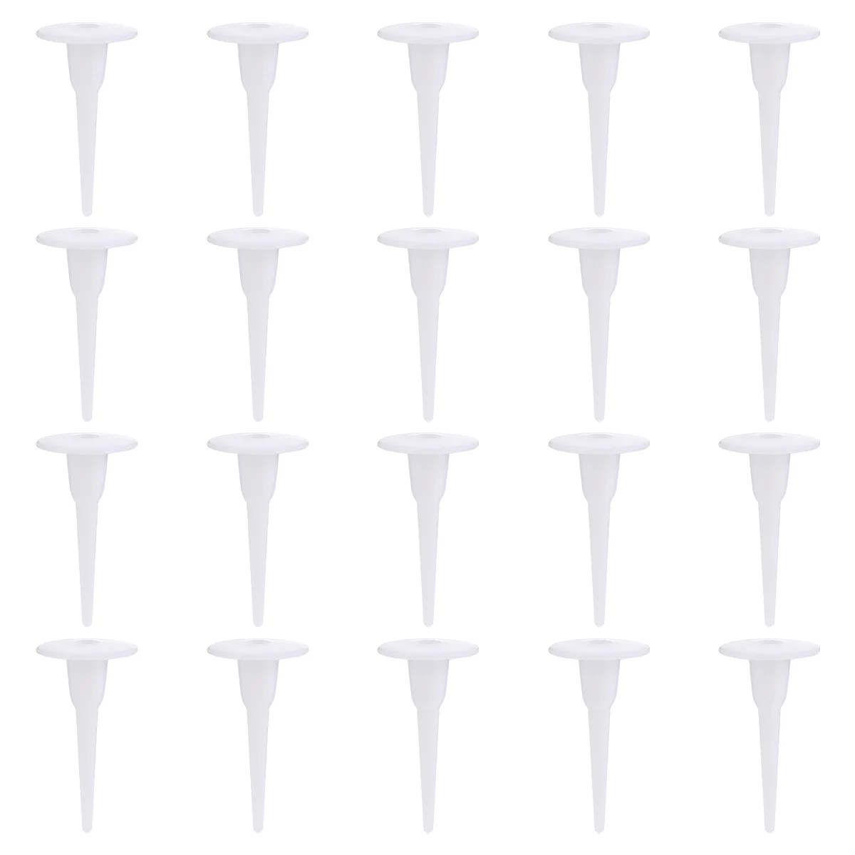 70PCS Cupcake Making Nail Cake Candlestick White Base DIY Cake Piping Stand Kitchen Gadget for Home Shop Decor