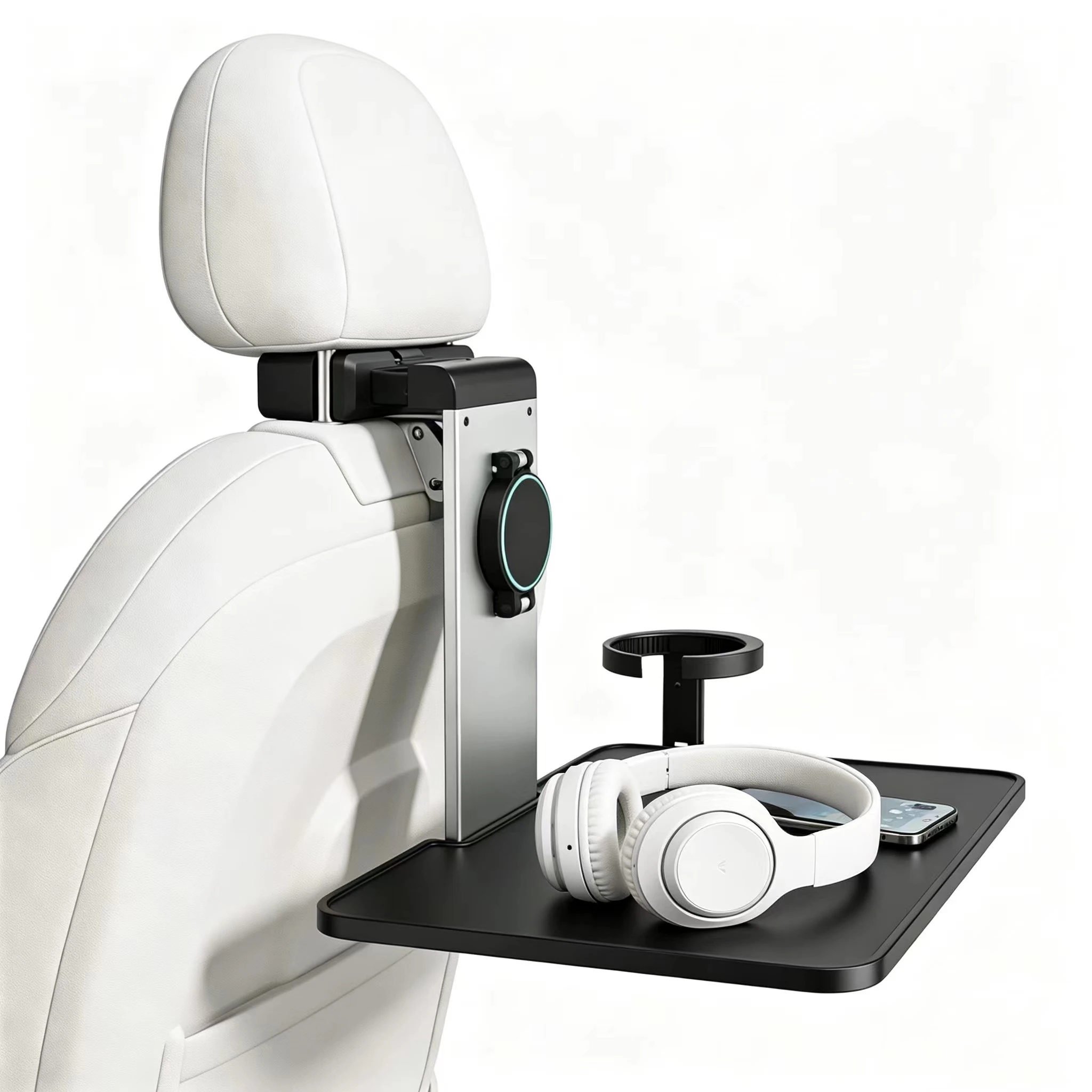 

Car Back Seat Tray Table S Foldable Auto Backseat Food Laptop Trays Adjustable Travel Desk for Rear Passenger Road Trip Eating