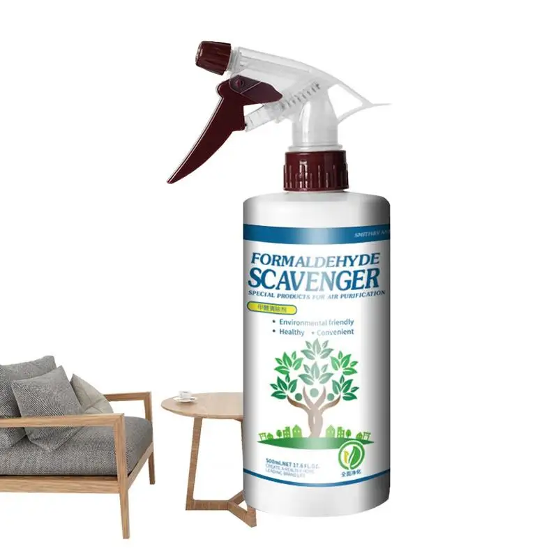 Formaldehyde Remover Formaldehyde Smell Removal Spray Multi-Purpose Odor Eliminator for Furniture Wall Floor Curtain and Car