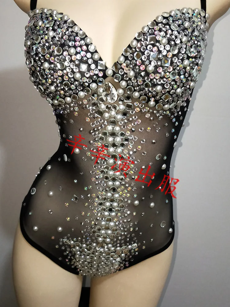 High Quality Hot Bead Sexy Suspender Wrapped Chest Jumpsuit 2024 New Fashion Custom Women'S Clothing