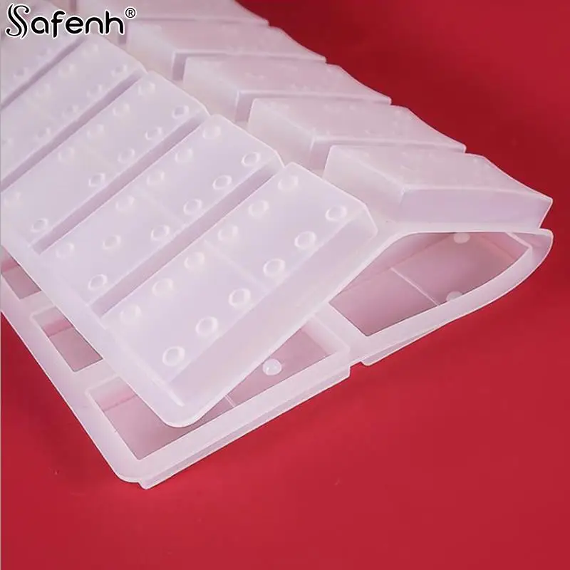 1pcs New Handmade Resin Domino Silicone Molds Jewelry Accessories Making Epoxy Resin Craft Cabochons Board Charms DIY Resin Mold