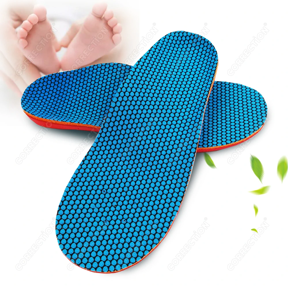 Wkładki ortopedyczne dla dzieci z płaskostopiem, podpierające łuk stopy, na zapalenie powięzi podeszwowej, łagodzące ból pięty, lekkie wkładki do butów dla aktywnych dzieci.