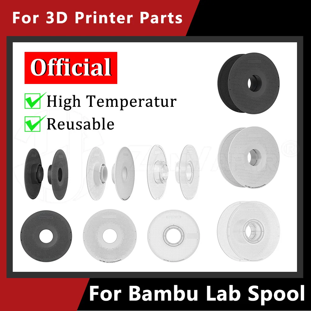 

3D-принтер Bambu Lab, стойка для высокотемпературных материалов, многоразовая катушка, совместимость с нитью, многоразовая катушка, аксессуары для 3D-принтера